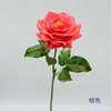 Ramo artificial realista de rosa de múltiples capas de un solo tallo para arreglo en jarrón, decoración del hogar, decoración de sala de estar, adorno de mesa de comedor, flor artificial