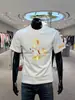 Camiseta de Manga Corta con Estampado de Caballo Rojo de Moda 2026 para Hombre, Top de Moda con Cuello Redondo para el Año de Nacimiento, Año Nuevo