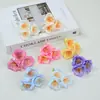 Flor de la mañana cadena simulación trompeta flor horquilla flor tocado accesorios corona hacer bonsái empaque de regalo caja de flores con flores