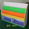 Gabinete de Juguetes de Tablero de Colores. Mobiliario de Jardín de Infancia Materiales Didácticos Estantería Infantil Gabinete Combinado de Tablero Ignífugo Gabinete de Almacenamiento de Madera