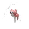 Tapón para móvil gato 807 con forma de trasero en cuclillas y trepando tapón antipolvo para móvil de dibujos animados