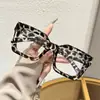 Gafas de Montura Lisa para Hombre con Patillas Cuadradas de Arroz, Nuevas con Filtro Azul, Estilo Europeo y Americano, Montura de Gafas Retro de Moda para Mujer