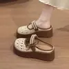 Novos Tamancos Birkenstock Estilo 2026, Meio Chinelos de Linho com Biqueira Fechada para Mulheres, Uso Externo de Verão, Chinelos Femininos com Corrente de Pérolas