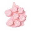 Molde para Suplemento Alimentar de Bebê com Tampa, Cozível no Vapor e Resistente a Altas Temperaturas, Ferramenta de Moer Bolo Cozido no Vapor para Bebê, Salsicha de Desenho Animado, Bolo de Arroz, Silicone Doméstico