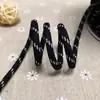 (Cabeza de Plástico Envuelto) Alta Calidad Punto 128 Coloridos 5mm Coloridos Puntos Blancos Saltadores Núcleo de Poliéster Hilo Retorcido Cuerda Redonda Cuerda para Ropa Sombrero Pantalones