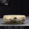 Maceta de flor de hada del agua cerámica cobre Herba hidropónica Torre bambú una hoja loto cuenco loto Herba Lysiana maceta especial sin agujero tamaño grande pequeño
