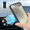 Denior Compatible con Honor Magic 7 Pro Patrón de Lichi Cuero Sintético Honor 100 Pro Carga Magnética Funda para Teléfono