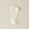Calcetines de Seda para Mujer, de Longitud Media hasta la Pantorrilla, Ultradelgados para Primavera y Verano, Antiolor, Absorbentes de Sudor, Transpirables, Calcetines Cortos, Calcetines de Algodón para Mujer de Caña Corta