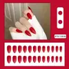 Unhas Vestíveis Frescas Pequenas, Várias Opções, Adesivos de Unhas Postiças Removíveis, 24 Peças, Adesivos de Unha para Manicure Blush, Produtos Acabados Atacado