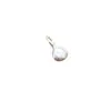 Prata Esterlina S925 Prata Lisa Concha Estrela Pequeno Pingente Pingente Pulseira de Cristal Pulseira Trançada Colar Acessórios DIY