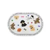 Alfombrilla absorbente de tierra de diatomeas dura de dibujos animados personalizada, alfombrilla de pie de secado rápido para baño, alfombrilla de pie antideslizante para entrada de baño y inodoro