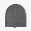 Gorro de Tricô Novo Estilo para Mulheres, Chapéu de Lã Versátil para Uso Casual ao Ar Livre, Deslocamento, Uso Diário, Gorro, Cobertura para a Cabeça, Chapéu de Tricô Espesso