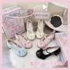 [En Stock] Zapatos Redondos Originales Lolita Dulces y Lindos con Lazo de la Colección Temporada Flor de Campana