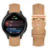 Adequado para Garmin 20mm Venu2 Plus Pulseira de Couro com Ponta de Cauda Pulseira de Couro para Smartwatch Pulseira de Relógio de Couro 20mm