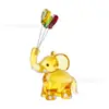 Enfeites de Animais de Cristal Desenho Animado Transfronteiriços, Itens de Decoração para Casa, Cachorros para Palito, Caracóis, Balões, Elefantinhos, Presentes de Aniversário para Crianças