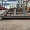 Sitio de construcción 16 metros tanque móvil de lavado de autos 100 toneladas vehículo de transporte carrocería neumático chasis plataforma de lavado