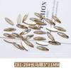 Nova broca de unhas de champanhe Venda por atacado vidro em forma de diamante plano especial Internet celebridade pequeno amor diamante gota de água decorações de unhas