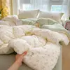 Colcha de algodón antibacteriana y amigable con la piel de 10 A para primavera y otoño, colcha gruesa y cálida de invierno, colcha para dormitorio universitario, ropa de cama para el hogar para todas las estaciones