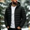 Jaqueta Ribatada Casual Versátil 3D Amazon Transfronteiriça de Inverno 2026, Casaco Quente de Algodão, Nova Jaqueta Masculina de Cor Sólida Removível