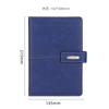 Set de Cuaderno de Papel Dowling Negro con Libreta de Hebilla de Cuero Sintético, Caja de Regalo para Unidad Flash USB con Logotipo, Regalo de Negocios