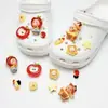 Zuecos Lindos y de Moda Estilo Ins Accesorios DIY Hebillas de Zapato Desmontables Flor de Zapato de Ballet Dibujos Animados 3D Accesorios