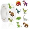 500 folhas/rolo dinossauro série rolo vara bônus decoração presente mão conta copo telefone móvel tablet adesivo infantil