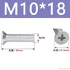 Tornillos de Cabeza Avellanada de Cruz Acero al Carbono Galvanizado Tornillos de Cabeza Plana M3M4M5M6 Fijaciones Multiespecificación Venta al por mayor en stock