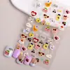 Pegatinas para Uñas de Cachorro Feliz Lindas 5D en Relieve Tridimensional Lindas Leche Lindos Animales Pegatinas de Arte para Uñas Adornos Estilo Hg