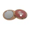 Espejo de Maquillaje Plegable de Metal de Doble Cara, Espejo de Retoque Resistente, Espejo Pequeño Portátil con Tapa abatible, Espejo Mini de Viaje