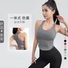 Chaleco deportivo transpirable en forma de U para mujer, ropa interior sin mangas para fitness, culturismo, yoga, espalda descubierta, para correr