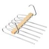 Colgador de Pantalones Telescópico Plegable Colgador de Pantalones Almacenamiento Mágico para el Hogar Colgador de Pantalones Acero Inoxidable Clip para Pantalones Colgador de Pantalones Plegable Multifuncional