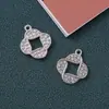 Moda y Sencillez Metal Pedrería Joyería Accesorios Moneda Colgante Colgante Individual Nudo Chino Colgante Accesorios para Pendientes DIY
