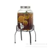 Cubo de Cristal para Coca-Cola Transfronterizo, Jarra Doméstica para Agua Fría, Recipiente de Gran Capacidad para Jugos, Cubo para Bebidas con Grifo, Cubo para Té de Frutas