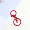 Nuevo Llavero de Aleación Colorida Pintado en Spray Pinza de Langosta de Jardín Juego de Tres Piezas Joyería DIY Hebilla en Forma de 8 Accesorios Hebilla de Puerta al por Mayor