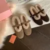 Zapatos Mary Jane de ante de vaca con lana para mujer, zapatos planos de mujer, nuevos para otoño e invierno, cuero genuino, pelo cálido, boca poco profunda, zapatos de vestir para mujer 40