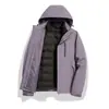 Chaqueta de plumón impermeable para hombre y mujer, tres en uno, repelente al agua, desmontable, para invierno, exterior, montañismo, esquí, ropa, estampado