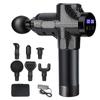 Masajeador de fitness directo de fábrica pistola de fascia relajante muscular 8 cabezales de masaje masajeador eléctrico doméstico