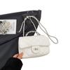 Bolso de Cadena Acolchado Estilo Coreano para Mujer 2025 Nueva Moda Bolso Cuadrado Pequeño de Alta Gama Nicho Versátil Estilo Occidental Bolso Bandolera