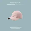 Gorra de Béisbol para Mujer, Moderna y Versátil, Visera Ancha, Circunferencia de Cabeza Grande, Protección Solar, Letras Bordadas Retro, Sombrero de Sol Deportivo para Hombre