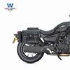 Adecuado para Kawasaki Eliminator 500 Bolsa Lateral Bolsa Lateral Retro Caja Lateral Modificada Bolsa para Casco Portaequipajes de Liberación Rápida con Cerradura Especial