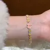 2025 Nuevo Estilo Chino Nuevo Retro Esmalte de Imitación Pulsera de Mariposa Nuevo Estilo Chino Exquisita Luz de Lujo Pulsera para Mejor Amiga Pulsera
