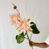 Ramos Artificiales de Nenúfares para Decoración de Restaurantes, Piscinas y Peceras, Flores Falsas para Decoración del Hogar, Venta al por Mayor de Proveedores de Flores de Alta Calidad