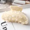 Novo Estilo Coreano Prendedor de Rabo de Cavalo Acessórios de Cabelo Celebridade da Internet Pinça Versátil de Ácido Acético Feminina Garra de Cabelo Elegante de Comércio Exterior da Amazon