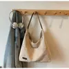 Nova Bolsa Tote de Comércio Exterior, Bolsa de Ombro de Veludo Grande Capacidade Outono e Inverno, Bolsa de Mão para o Dia a Dia de Estudante Universitário, Bolsa de Ombro