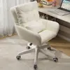 Silla de Computadora, Cómoda y para Sedentarismo, Silla para Estudio en Casa, Silla de Escritorio para Dormitorio, Silla de Maquillaje para Habitación de Niñas, Silla de Oficina Giratoria con Elevación