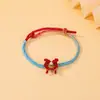 Novo Produto Semi-Acabado de Cordão Multicolorido Borboleta Estilo Chinês para Pulseiras de Miçangas DIY, Adequado para Homens e Mulheres, Presentes de Casal, Acessórios de Mão para Feriados