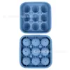 Molde de Silicona de Grado Alimenticio para Bolas de Hielo de Liberación Fácil para Refrigerador, Cubitos de Hielo Esféricos Caseros, Bolas Redondas de Fútbol