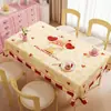 Toalha de Mesa Desenho Animado Impermeável à Prova de Óleo Lavável Resistente ao Calor 2026 Novo Modelo Luxo Leve Estrela de Alto Padrão Pano para Mesa de Centro