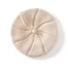 Nueva colección de otoño e invierno: Boina de punto de cachemira de color liso para mujer, moderna, sencilla, versátil, cálida y gorro de punto grueso para clima frío