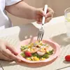 Prato Ocidental de Plástico Simples e de Aparência Elevada Cor Creme Prato de Prato de Alta Qualidade Prato para Massa Prato de Sobremesa Prato de Salada para Casa
